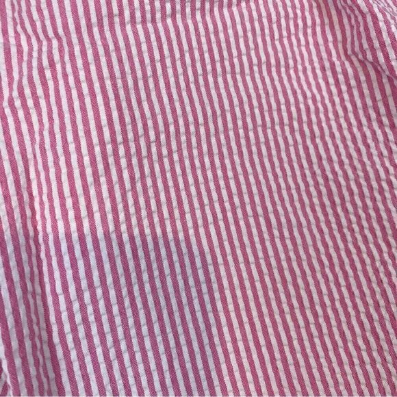 Lilly Pulitzer Vintage Seersucker Pant Pink/White Striped Pants 6 - Picture 6 of 6